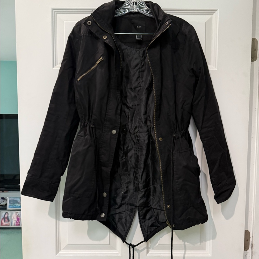 Forever 21 Black Utility Jacket